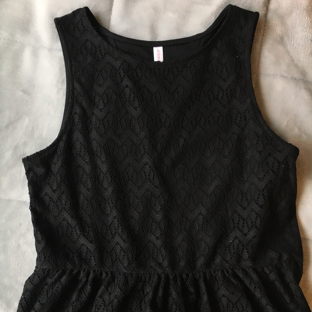 Xhilaration Black Lace Dress